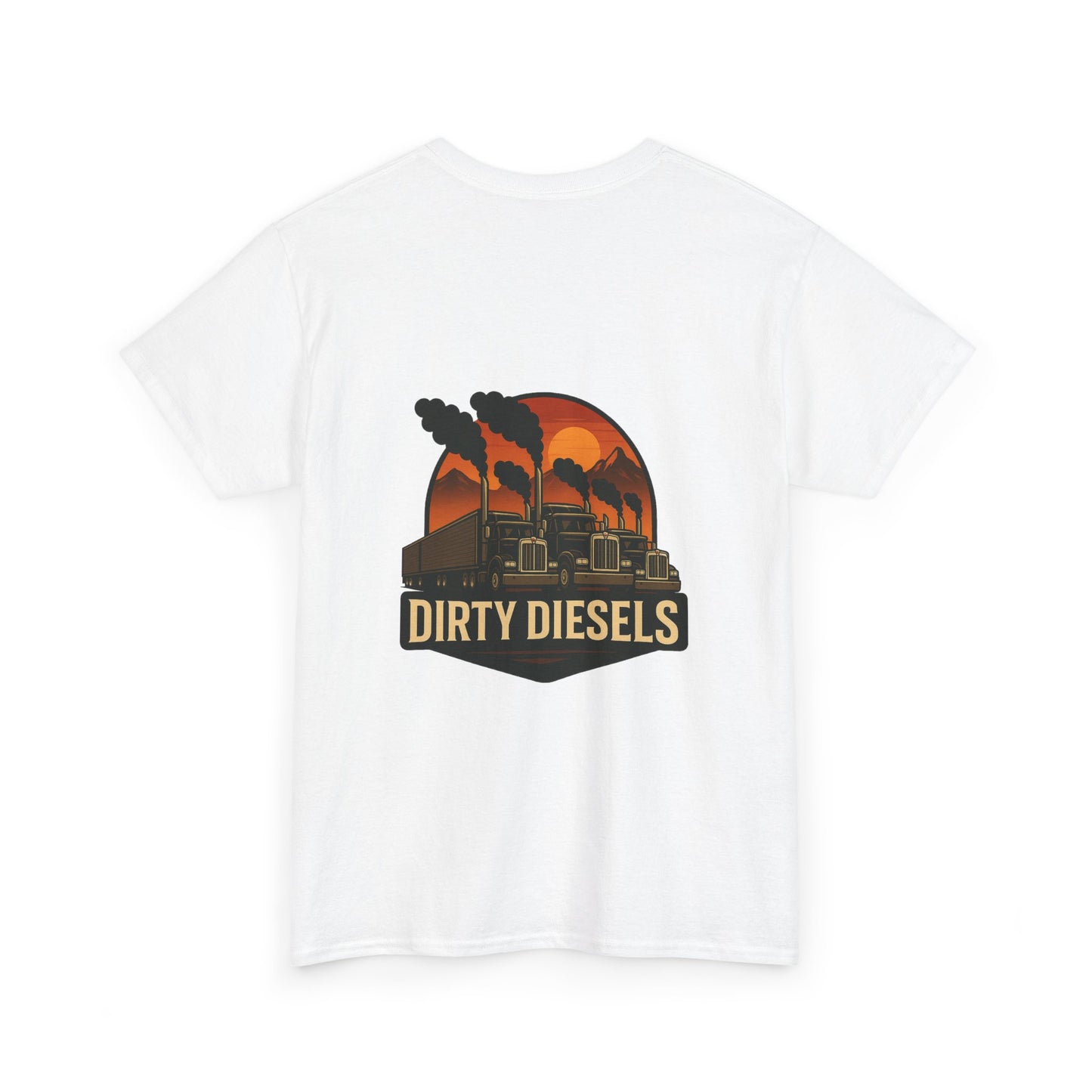 Trucker Mountain Range Front/Back Unisex T-Shirt