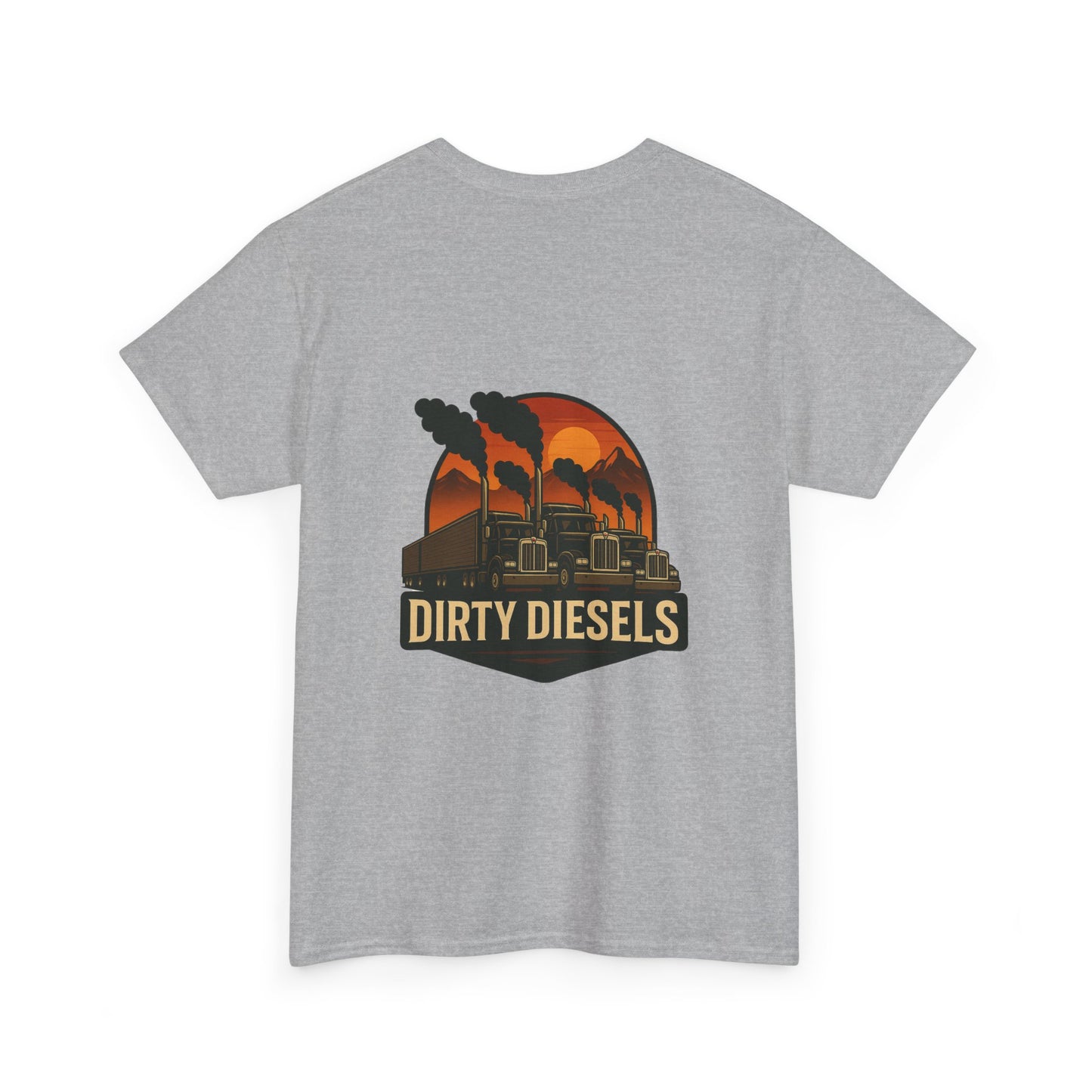 Trucker Mountain Range Front/Back Unisex T-Shirt